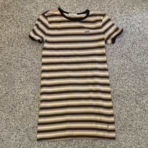 Women’s XS Vans Striped T shirt Dress